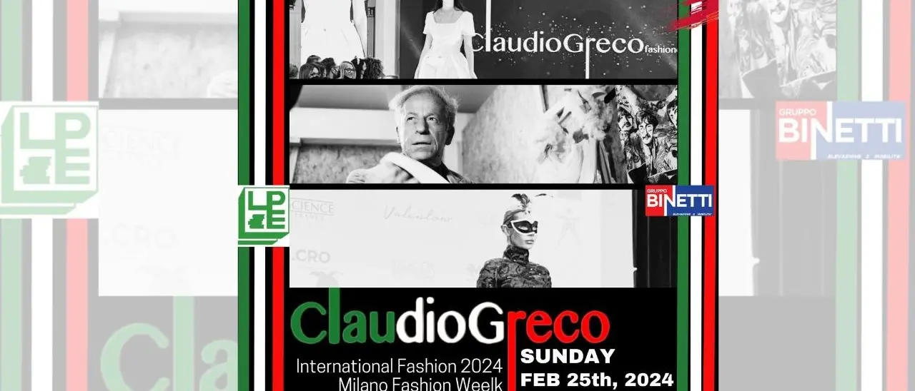 Claudio Greco porta la moda calabrese alla Fashion Week di Milano