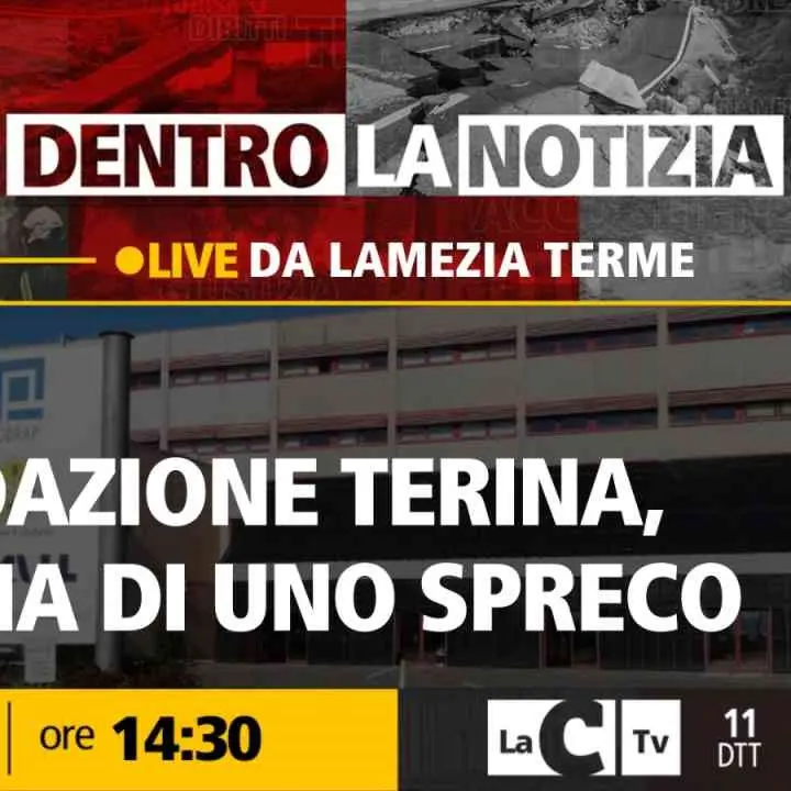 Fondazione Terina, il sogno infranto di un’eccellenza agroalimentare: oggi a Dentro la Notizia