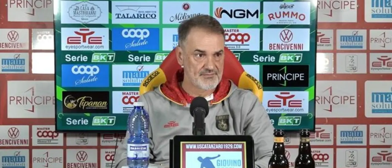 Cittadella-Catanzaro, mister Vivarini: «Sarà una partita complicatissima ma noi siamo maturati»