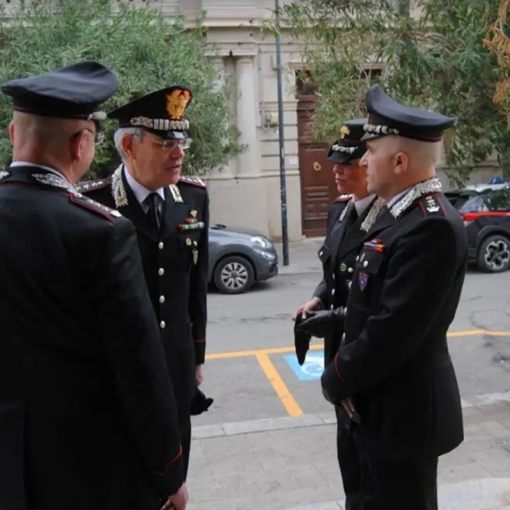 Il generale dei carabinieri Andrea Rispoli fa tappa in Calabria