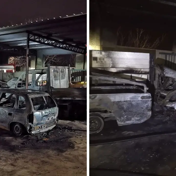 Incendio nel Catanzarese, in fiamme cinque automezzi a Montauro Superiore: non si esclude la matrice dolosa