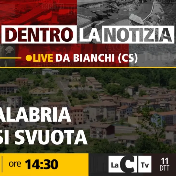 La Calabria che si svuota e l’incubo spopolamento per i piccoli comuni: focus a Dentro la Notizia