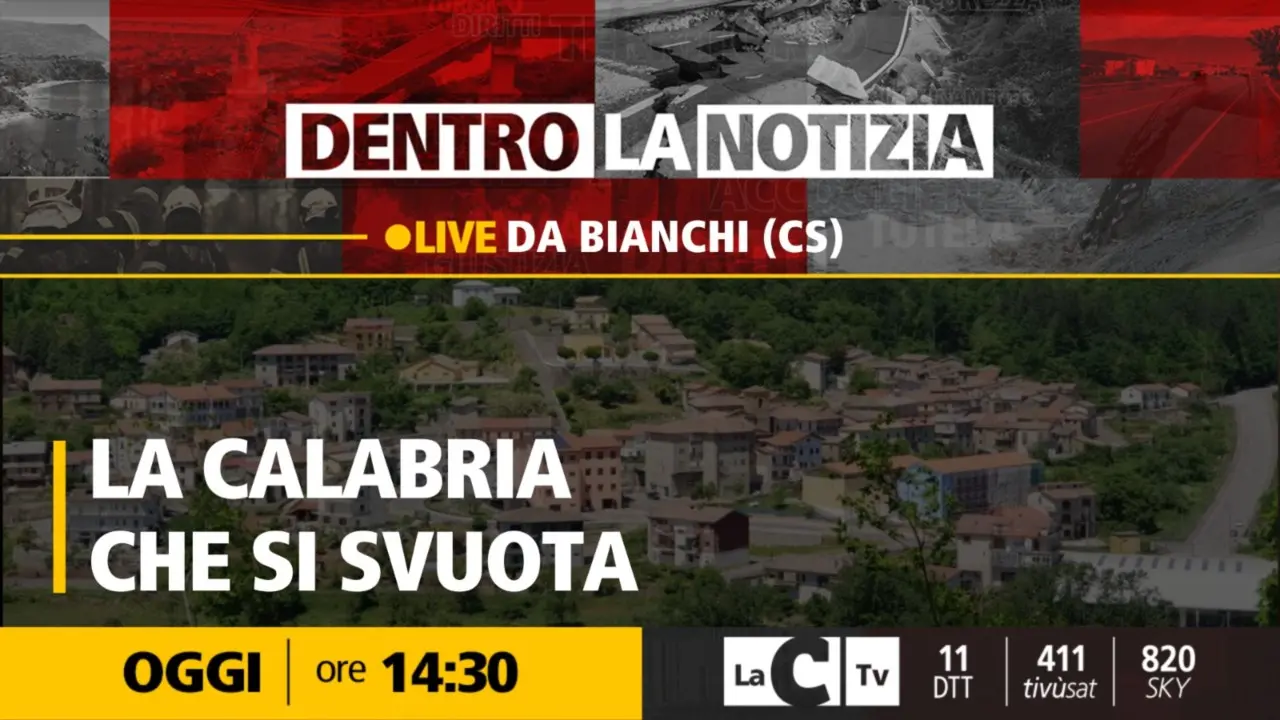 La Calabria che si svuota e l’incubo spopolamento per i piccoli comuni: focus a Dentro la Notizia