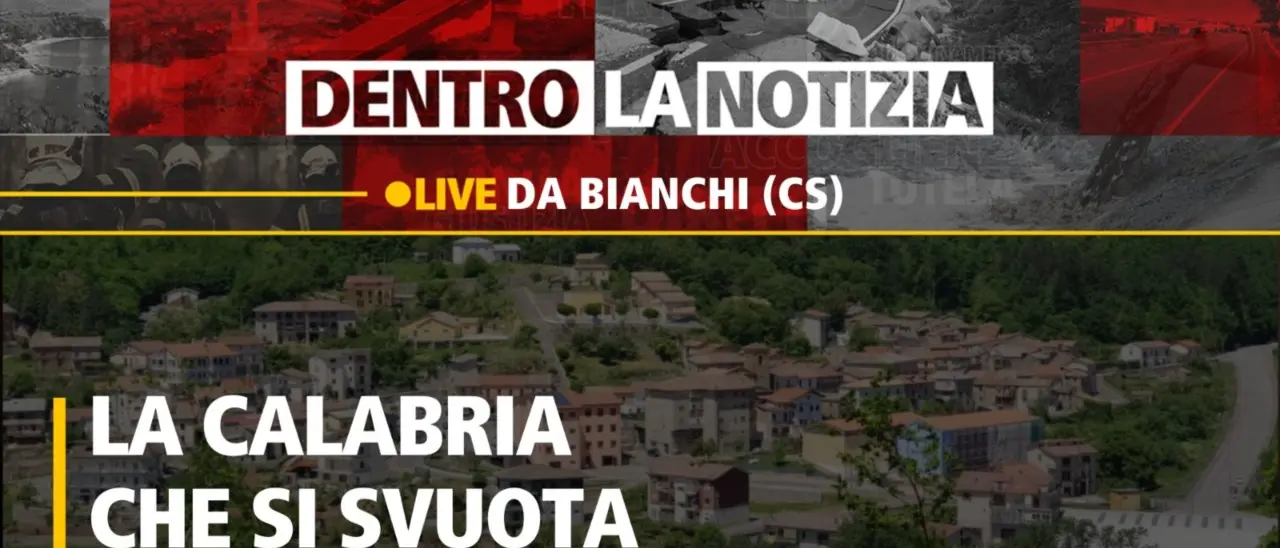 La Calabria che si svuota e l’incubo spopolamento per i piccoli comuni: focus a Dentro la Notizia