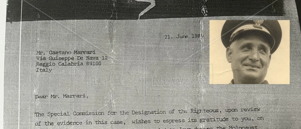 Gaetano Marrari, eroe calabrese nel buio della Shoah: «Non ancora riconosciuto Giusto tra le Nazioni»