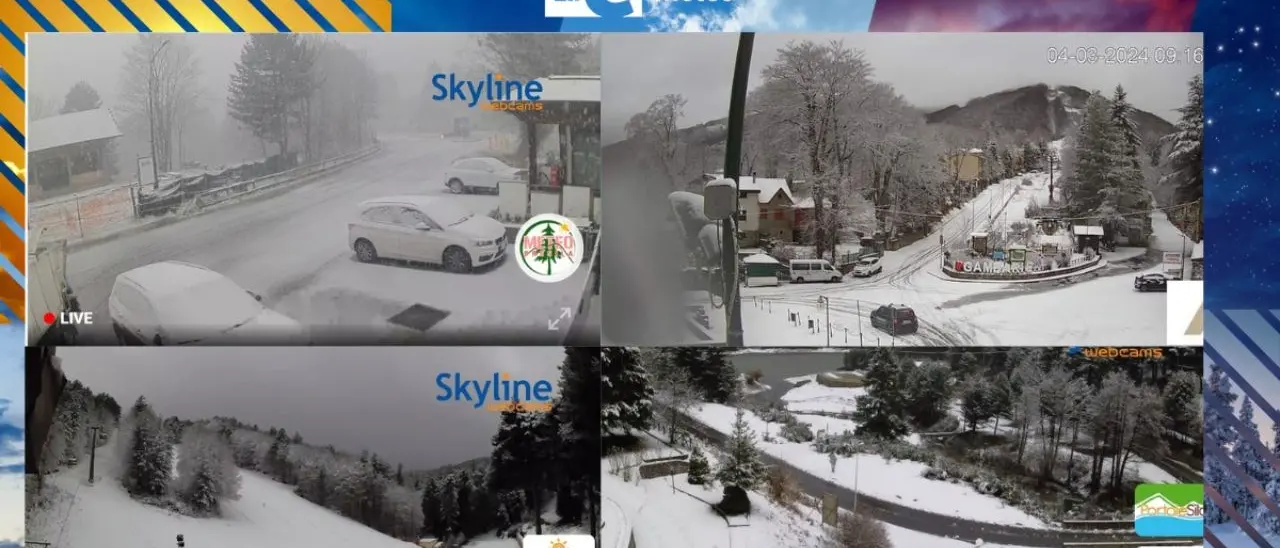 Il freddo è tornato in Calabria: temperature in calo, neve in Sila e temporali