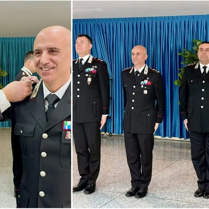 Carabinieri, in Calabria promossi cinque nuovi colonnelli: i gradi consegnati dal generale Salsano