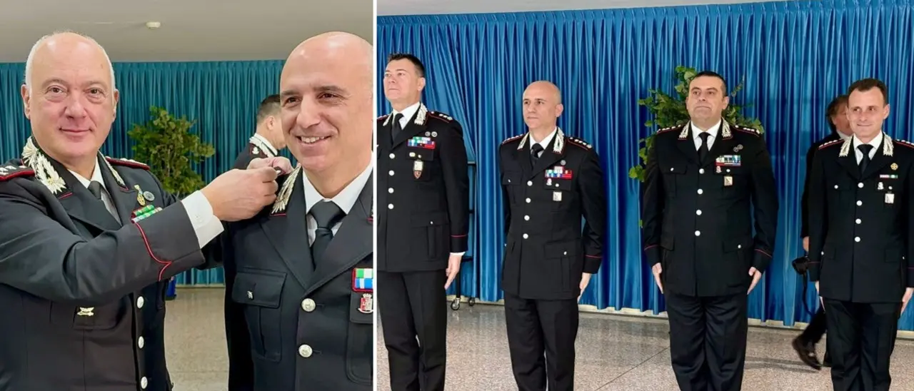 Carabinieri, in Calabria promossi cinque nuovi colonnelli: i gradi consegnati dal generale Salsano