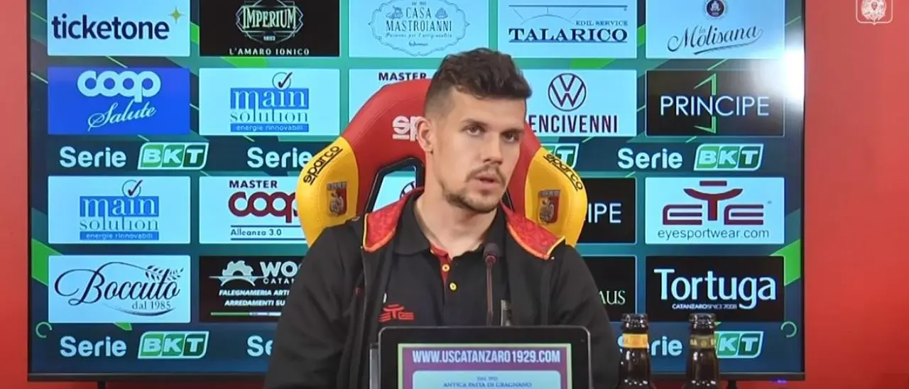 Us Catanzaro, Situm: «Io credo in questa squadra, vogliamo vincere tutte le partite fino alla fine»