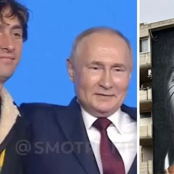 Lo street artist del murales di Rino Gaetano elogia Putin. Jorit in Russia: «È umano come tutti noi»