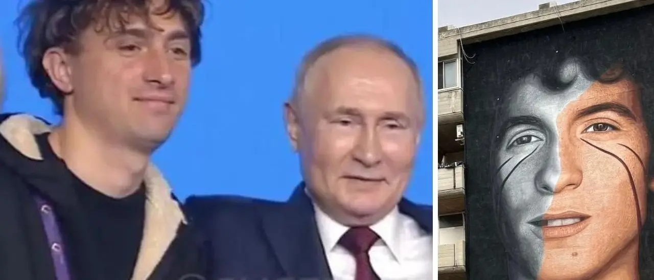 Lo street artist del murales di Rino Gaetano elogia Putin. Jorit in Russia: «È umano come tutti noi»