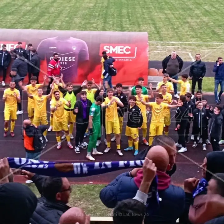 Serie D, la Gioiese trionfa nella sfida salvezza con il San Luca: 2-1 al Pasquale Stanganelli di Gioia Tauro