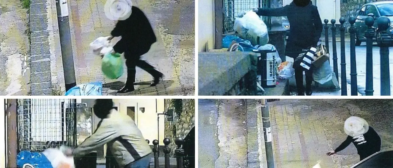 Catanzaro, beccati ad abbandonare rifiuti per strada: in corso l’identificazione di oltre 50 persone