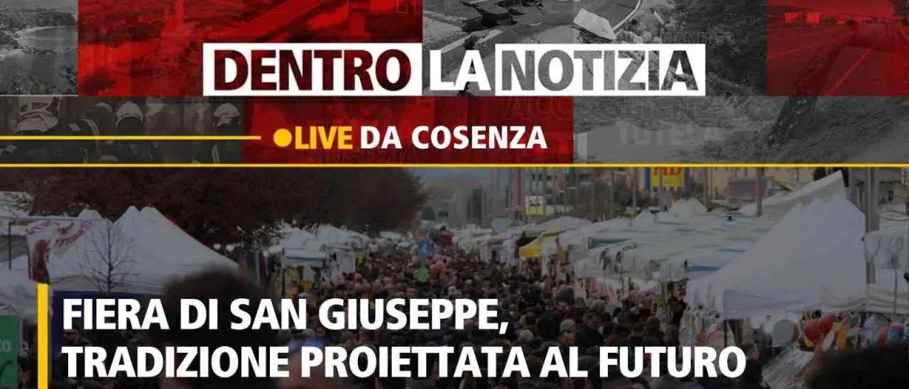 Fra tradizione e futuro: le telecamere di Dentro la Notizia alla Fiera di San Giuseppe di Cosenza