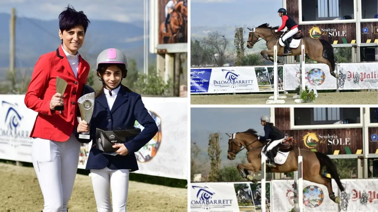 Carmela e Maria, madre e figlia unite dalla passione per l’equitazione: da Gioia Tauro in giro per tutta Italia