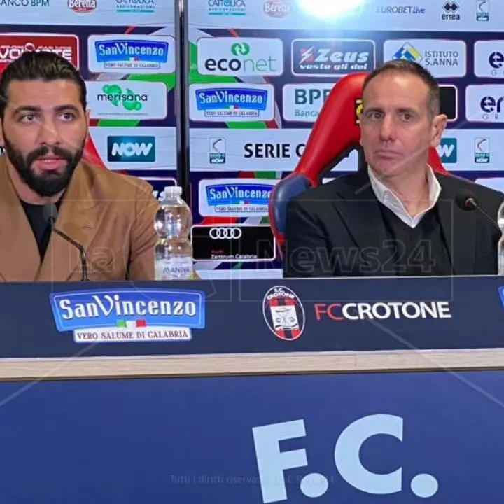 Crotone, Zauli non gongola e si (ri)presenta: «Non servono le parole, serve tornare ad essere autorevoli in campo»