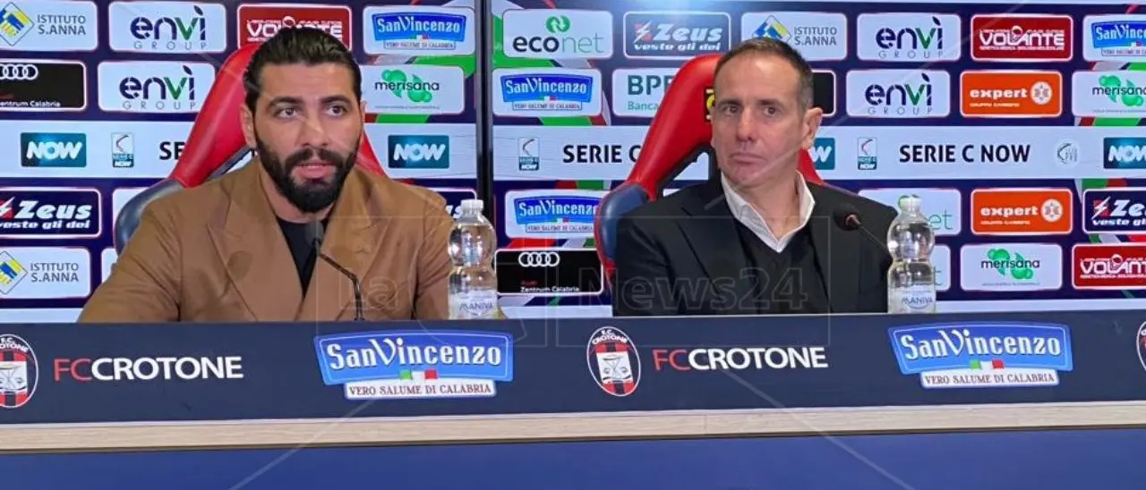 Crotone, Zauli non gongola e si (ri)presenta: «Non servono le parole, serve tornare ad essere autorevoli in campo»