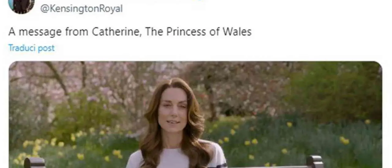 Gran Bretagna, l’annuncio di Kate a due mesi dall’operazione: «Ho il cancro»