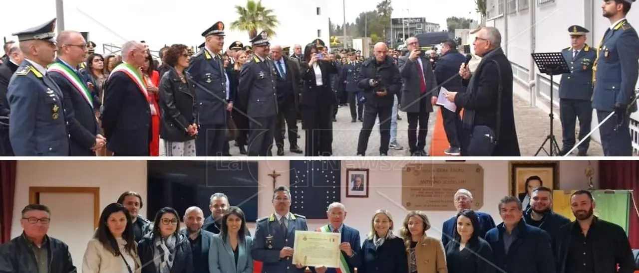 Gioia Tauro conferisce la cittadinanza onoraria alla Guardia di finanza: intitolata anche una via alle Fiamme gialle