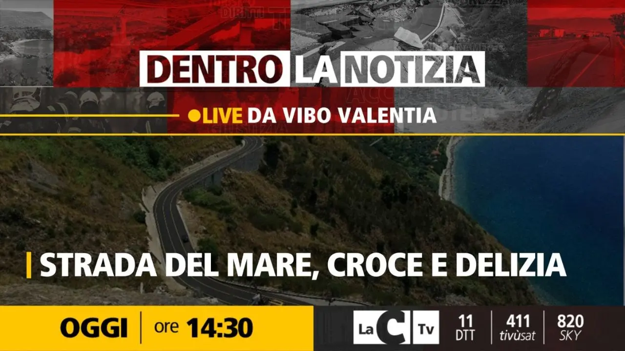 La “Strada del Mare” di Vibo tra incompiute e rischi per la viabilità: il punto a Dentro la Notizia