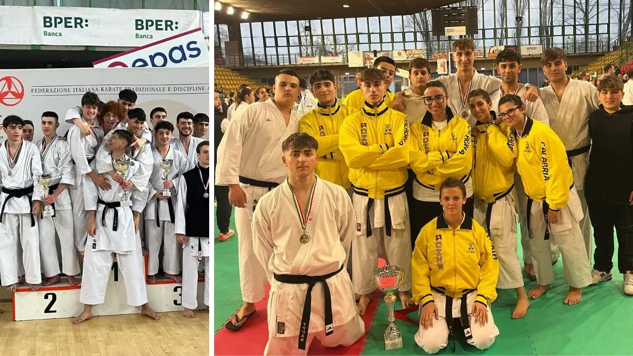 Karate, straordinario successo per la Calabria al Trofeo delle Regioni a Lucca