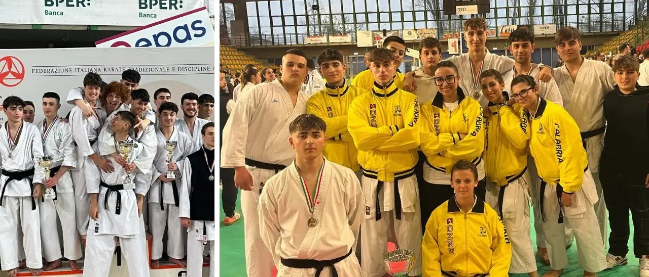 Karate, straordinario successo per la Calabria al Trofeo delle Regioni a Lucca