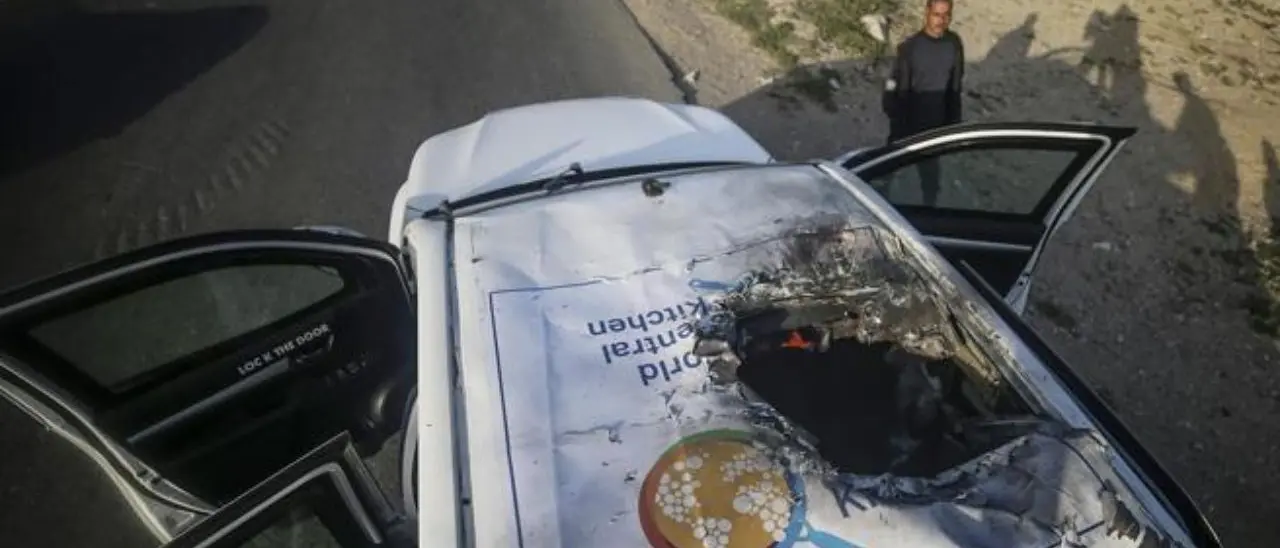 Attacco aereo dell’esercito israeliano a Gaza, uccisi 7 operatori umanitari occidentali