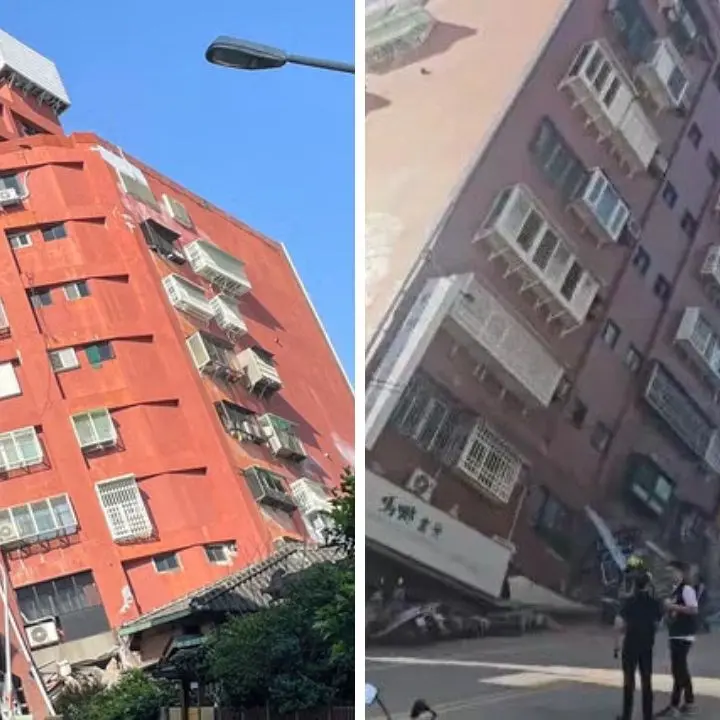 Terremoto di magnitudo 7.4 devasta Taiwan: edifici crollati e danneggiati. Ci sono morti e almeno 800 feriti