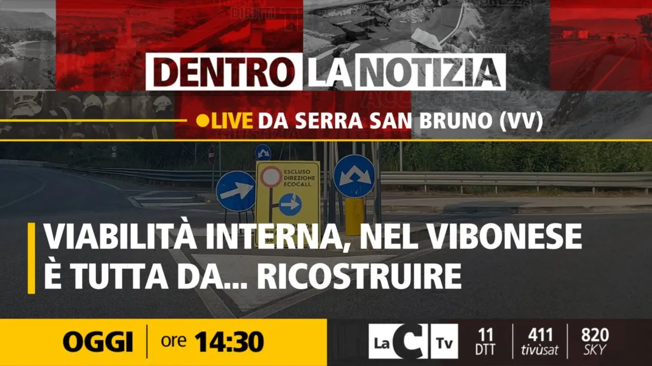 Strade da rifare nel Vibonese, lo stato della viabilità interna e la voce dei comitati a Dentro la Notizia