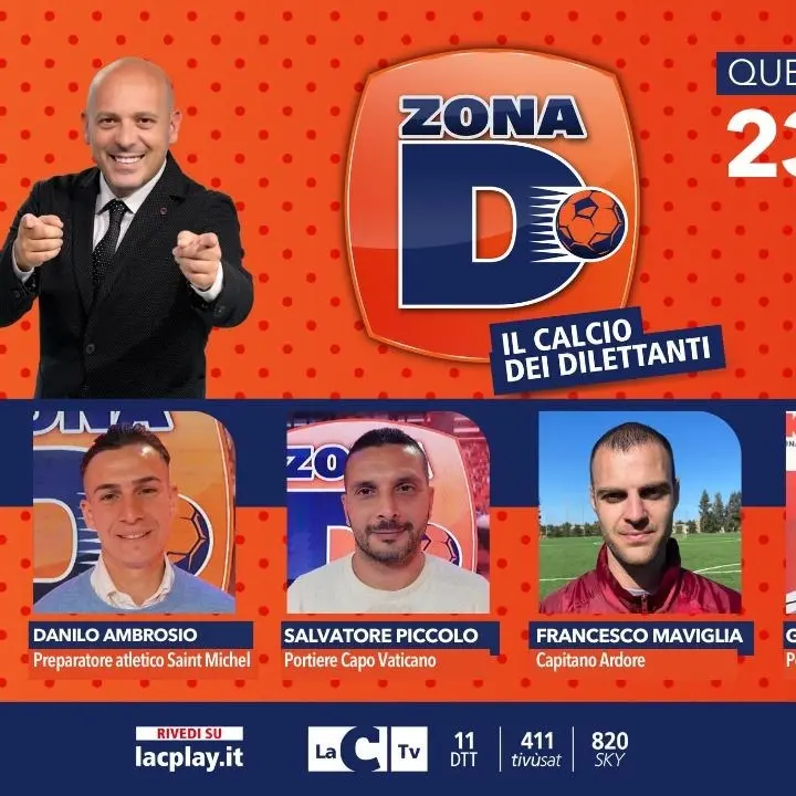 Zona D, il calcio dilettantistico in campo su LaC Tv: appuntamento oggi alle 23 con la nuova puntata
