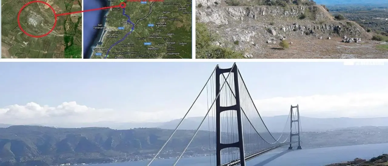 La cava dei Mancuso a Limbadi tra le proprietà da espropriare per costruire il Ponte: soldi dello Stato per stoccare i detriti