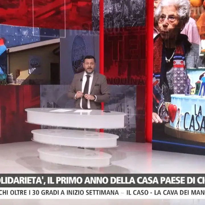 Cicala in festa per il primo compleanno di Casa Paese: focus in una puntata speciale di Dentro la Notizia
