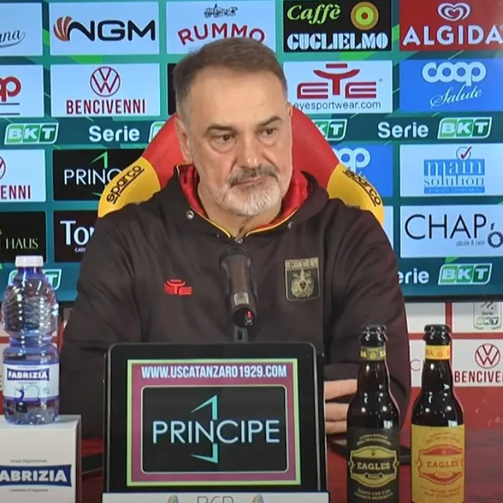 Catanzaro-Como 1-2, Vivarini: «Ce la siamo giocati alla pari, meritavamo il pareggio»