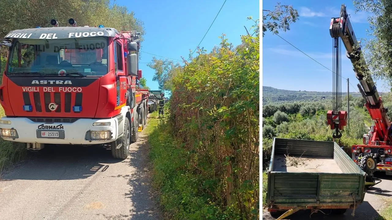 Tragico incidente nelle campagne del Vibonese: anziano muore schiacciato dal suo trattore