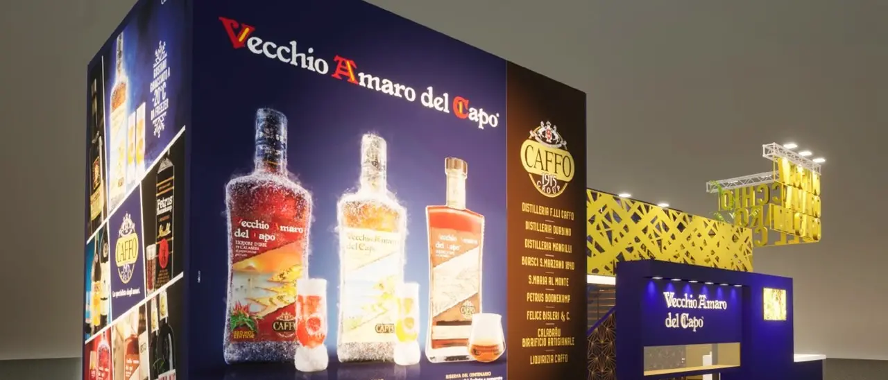 Il gruppo Caffo si presenta al Vinitaly con un nuovo stand: due piani, più spazioso e con un’impronta chiara