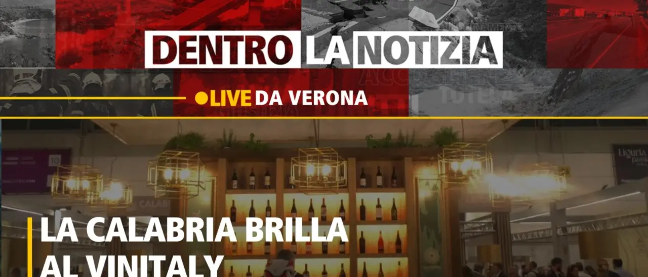La Calabria del vino in vetrina al Vinitaly: puntata speciale di Dentro la Notizia in diretta da Verona
