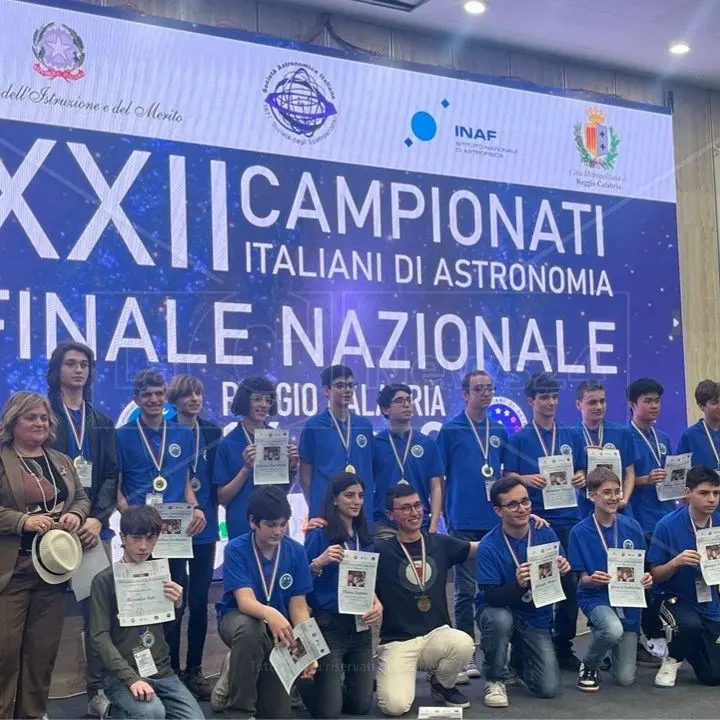 Campionati italiani di Astronomia a Reggio, brillano gli studenti calabresi: ecco i premiati