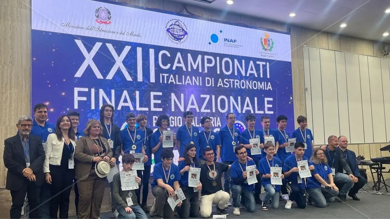 Campionati italiani di Astronomia a Reggio, brillano gli studenti calabresi: ecco i premiati