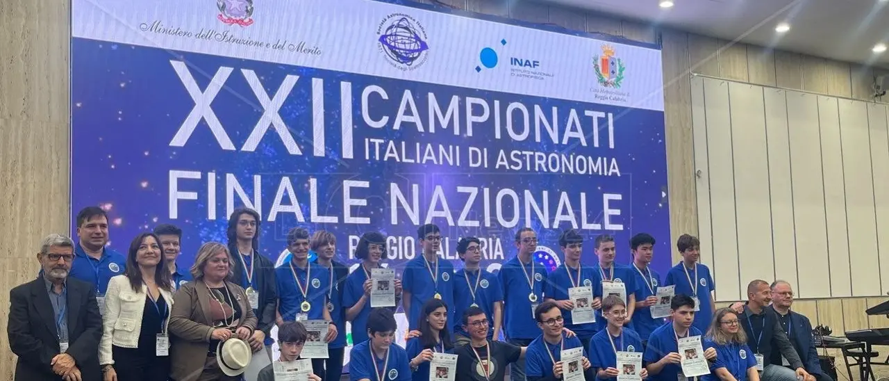 Campionati italiani di Astronomia a Reggio, brillano gli studenti calabresi: ecco i premiati