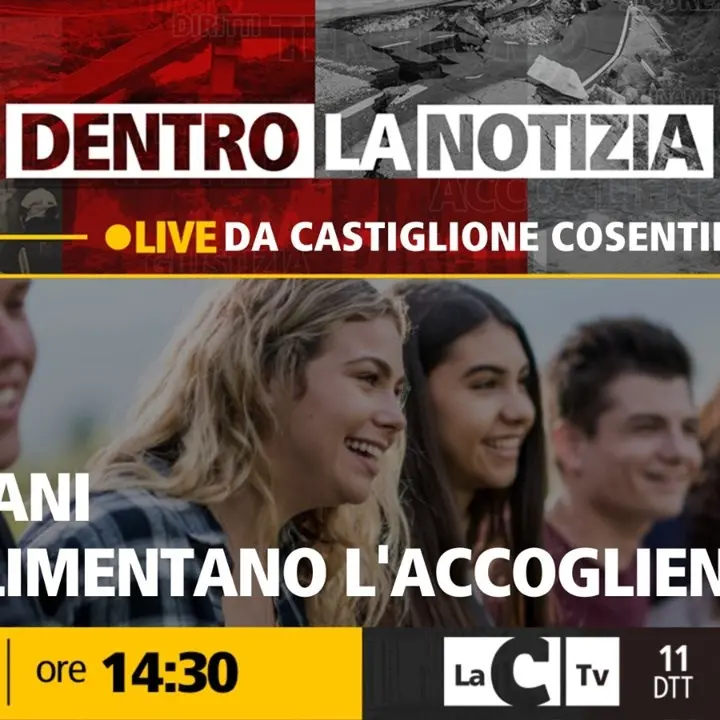 Migranti, i giovani che alimentano l’accoglienza: l’esempio di Castiglione Cosentino a Dentro la Notizia