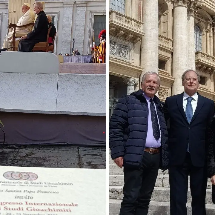 Il Centro Internazionale di Studi Gioachimiti ricevuto da Papa Francesco