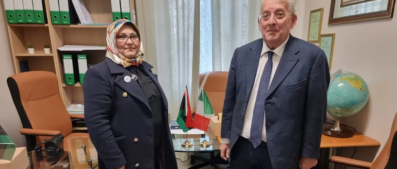 Ernesto Magorno in visita alla scuola libica di Roma: è la prima volta per un sindaco italiano