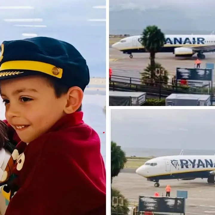 Un comandante calabrese alla cloche del primo volo Ryanair decollato da Reggio. Occhiuto: «Si parte!»