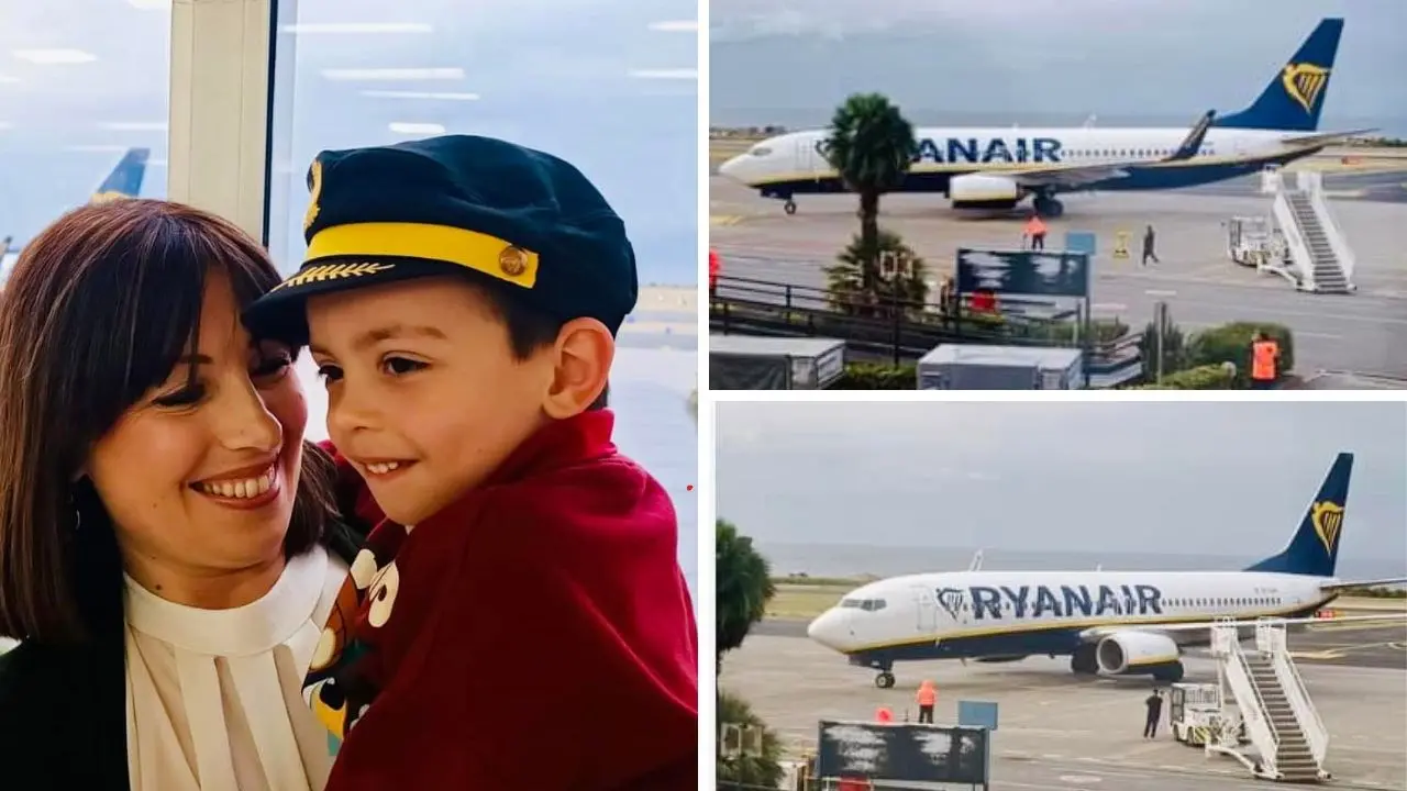 Un comandante calabrese alla cloche del primo volo Ryanair decollato da Reggio. Occhiuto: «Si parte!»