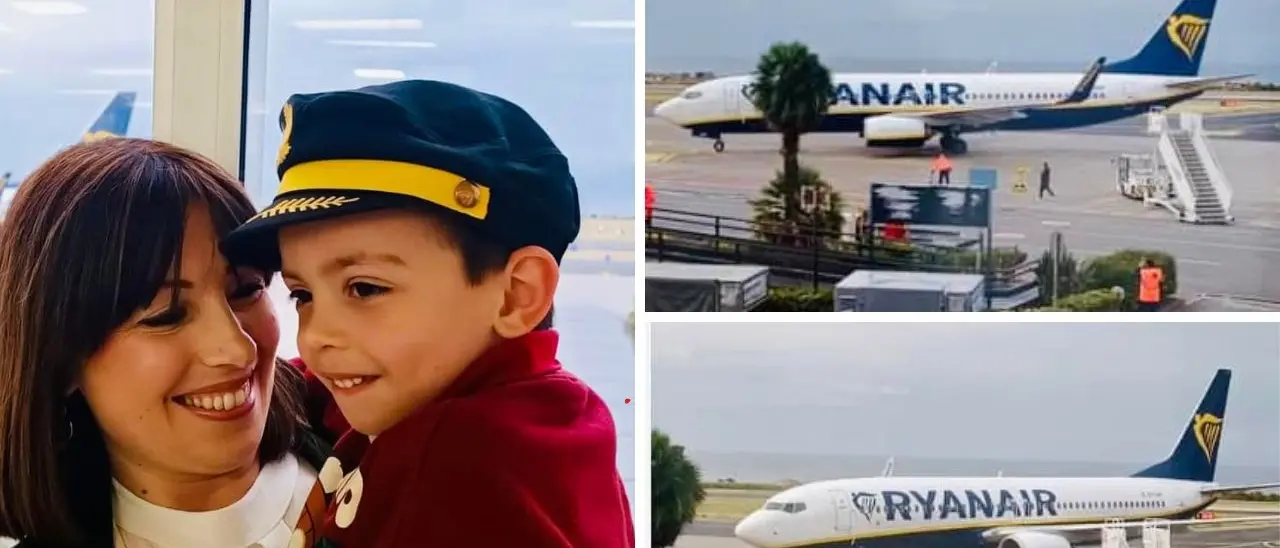 Un comandante calabrese alla cloche del primo volo Ryanair decollato da Reggio. Occhiuto: «Si parte!»