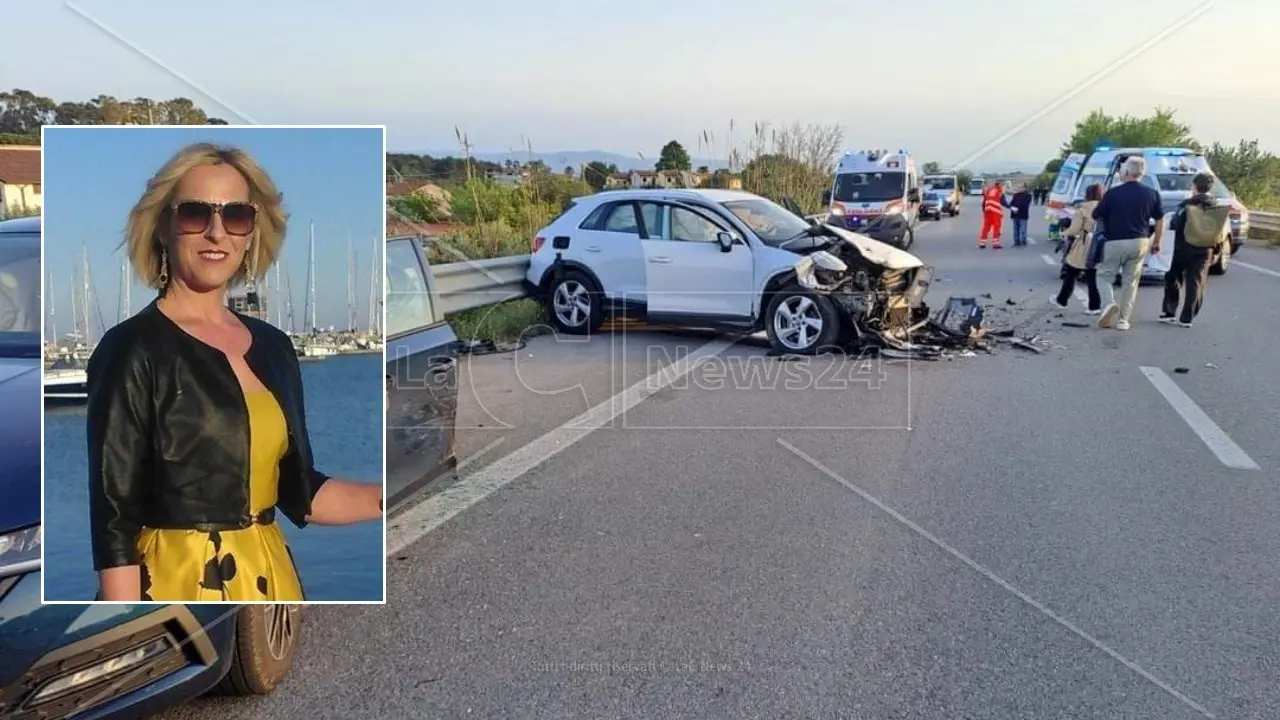 Incidente a Villapiana, è morta la donna rimasta gravemente ferita nello scontro fra tre auto sulla 106