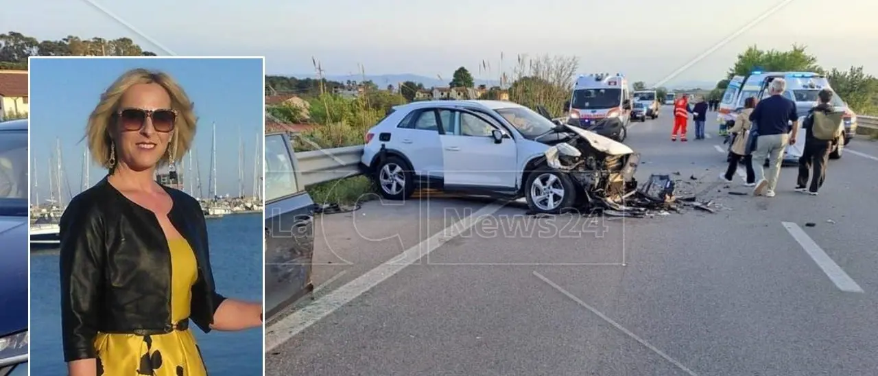 Incidente a Villapiana, è morta la donna rimasta gravemente ferita nello scontro fra tre auto sulla 106