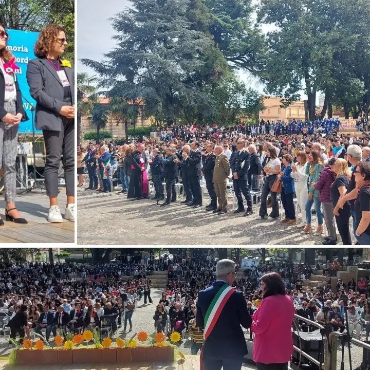 Taurianova, studenti in piazza per la Giornata dell’impegno antimafia. Il sindaco: «Facciamo conoscere la Calabria autentica»