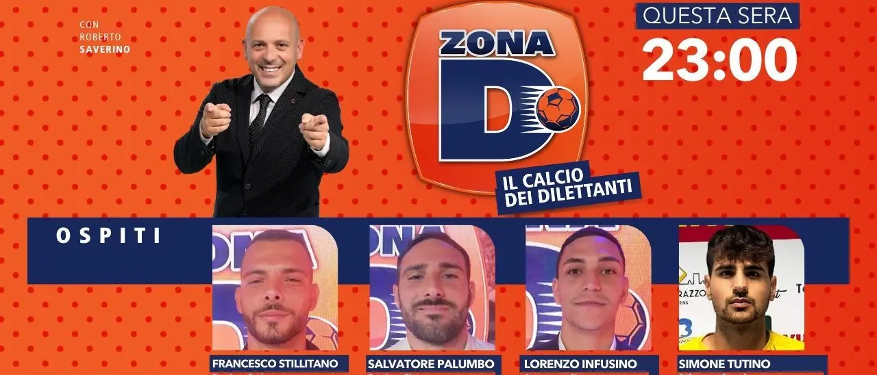 Il calcio dilettantistico calabrese scende in campo su LaC Tv: alle 23 nuova puntata di Zona D