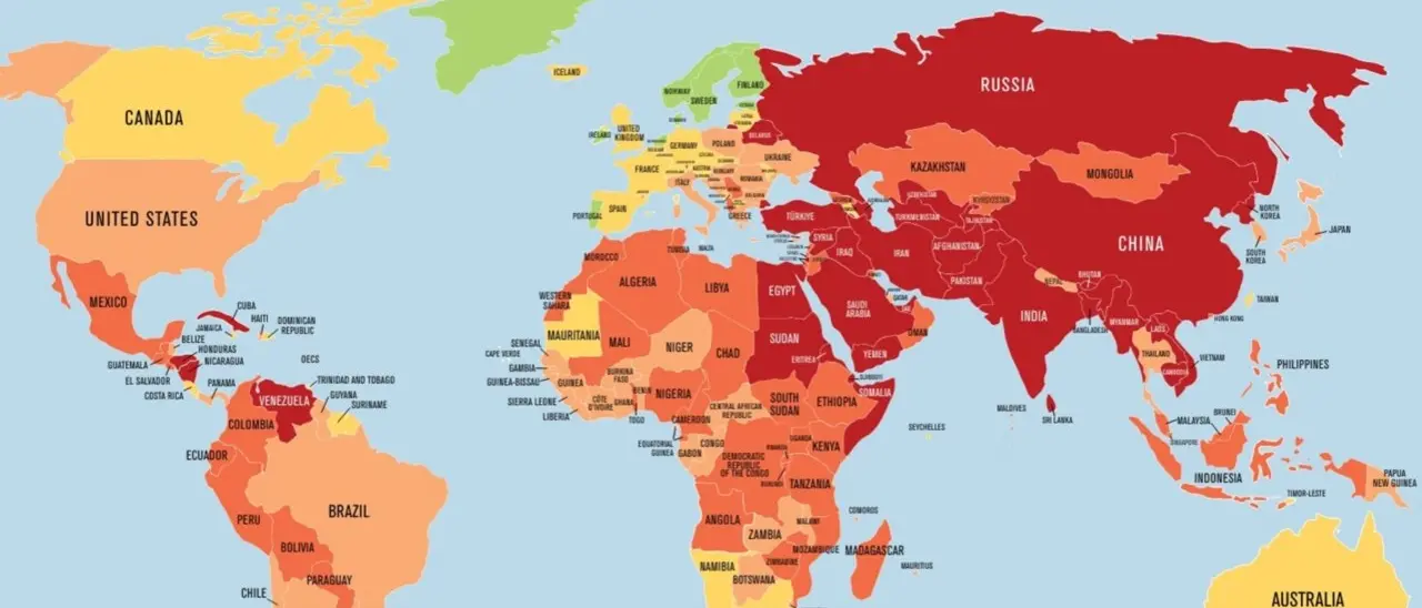 Libertà di stampa, l’Italia perde 5 posizioni ed entra in “zona arancione”: è al 46esimo posto